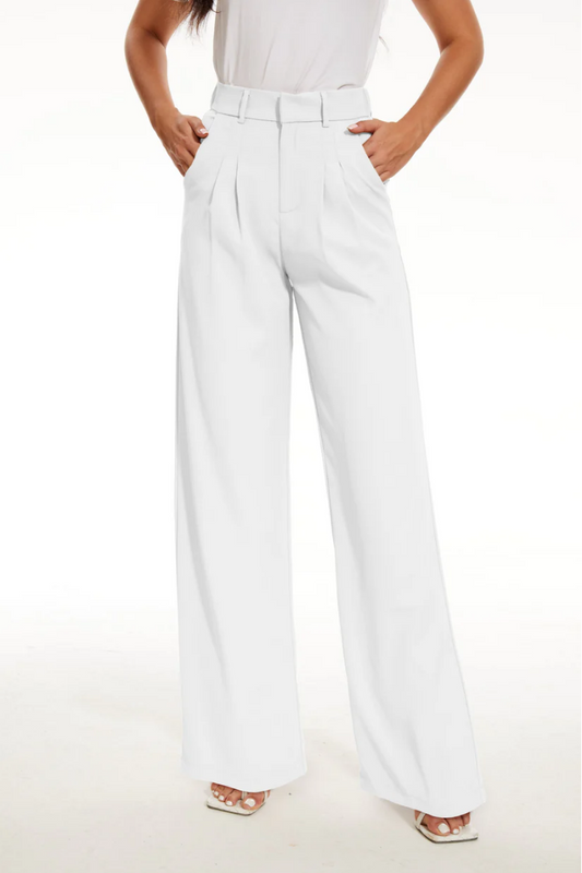 High-Waisted Wide-Leg Trousers for Women