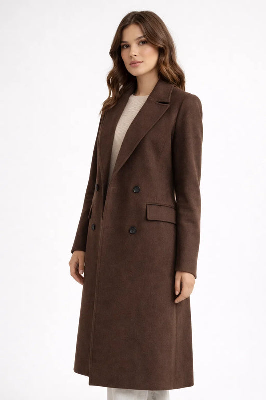 Elegant Long Trench Coat for Women